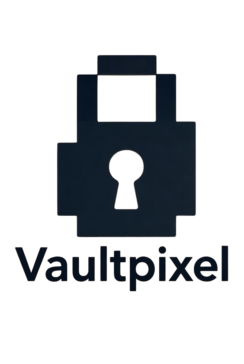 VaultPixel Security Suite Logo - Post-Quantum Cryptography Platform